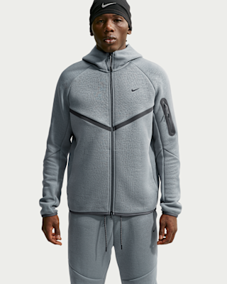 龍*様 NIKE Tech Fleece 上下セットアップ グレー L Nike Tech Men's Fleece Full-Zip Windrunner Jacket with Reflective